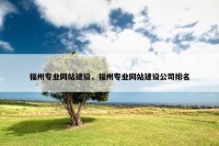 福州专业网站建设，福州专业网站建设公司排名
