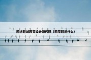 网络鞋城网页设计源代码（网页鞋是什么）