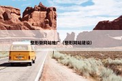 整形做网站推广（整形网站建设）
