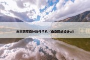 南京网页设计软件手机（南京网站设计ui）