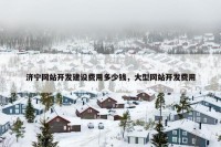 济宁网站开发建设费用多少钱，大型网站开发费用