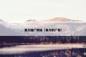 暴力推广网站（暴力的广告）