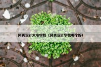 网页设计大专学校（网页设计学校哪个好）