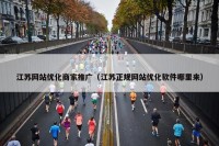 江苏网站优化商家推广（江苏正规网站优化软件哪里来）