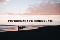 安徽正规网站制作特点优势（安徽网站设计方案）