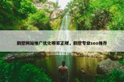鹤壁网站推广优化哪家正规，鹤壁专业seo推荐