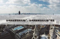 台州网站建设优化推广，台州网站建设优化推广项目