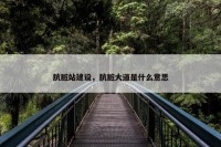 肮脏站建设，肮脏大道是什么意思