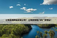 辽阳本地网站定制公司？ 辽阳定制柜门的厂家地址？