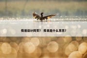 舜易设计网页？ 舜易是什么意思？
