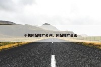 手机网站推广咨询，网站推广资讯