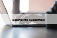 九江网站优化效果（九江县网站建设）