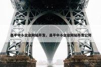 昌平中小企业网站开发，昌平中小企业网站开发公司