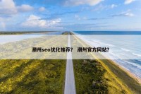 潮州seo优化推荐？ 潮州官方网站？