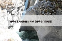 潍坊哪家网站制作公司好（潍坊专门做网站）