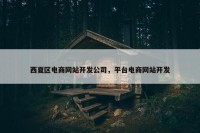 西夏区电商网站开发公司，平台电商网站开发