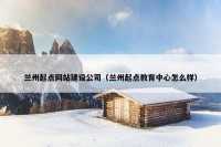 兰州起点网站建设公司（兰州起点教育中心怎么样）