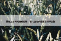 德化卫浴网站建设招标，德化卫浴网站建设招标公告