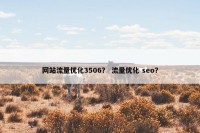 网站流量优化3506？ 流量优化 seo？