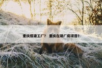 重庆搭建工厂？ 重庆在建厂房项目？
