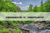 投票网站定制多少钱一次？ 投票制作平台哪个好？