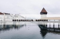 海南专业网站优化公司，海南网站建设