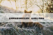 盐城网站建设哪家比较好，盐城做公司网站