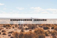 装饰网站建设选哪家好些（装修网站建设）