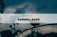 景山网站建设，景山资料