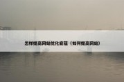 怎样提高网站优化底蕴（如何提高网站）
