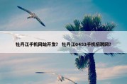 牡丹江手机网站开发？ 牡丹江0453手机招聘网？