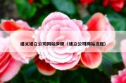 遵义建立公司网站步骤（建立公司网站流程）