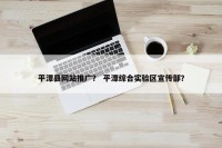 平潭县网站推广？ 平潭综合实验区宣传部？