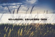 电影vip建站源码，全网vip影视网站一键搭建