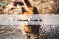 ob建站源码，obs源码下载