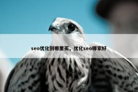 seo优化到哪里买，优化seo哪家好