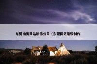 东莞南海网站制作公司（东莞网站建设制作）
