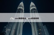seo带薪培训，seo的培训班