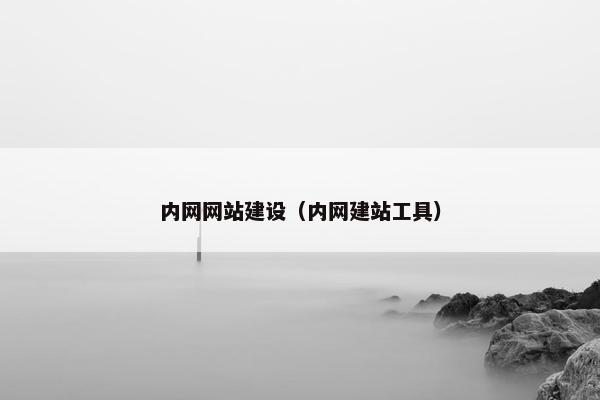 内网网站建设（内网建站工具）