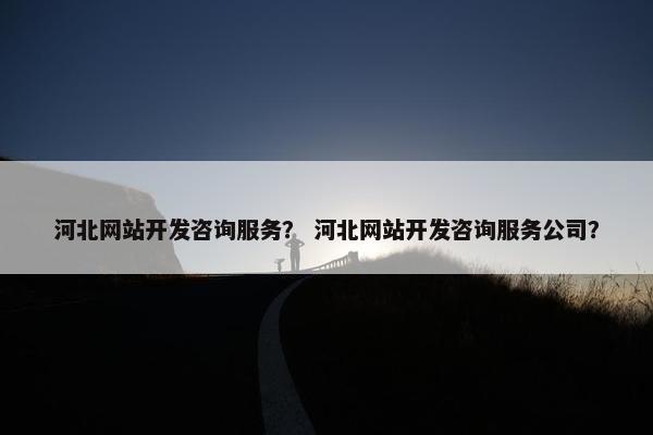 河北网站开发咨询服务？ 河北网站开发咨询服务公司？
