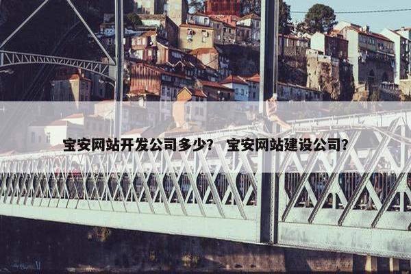 宝安网站开发公司多少？ 宝安网站建设公司？