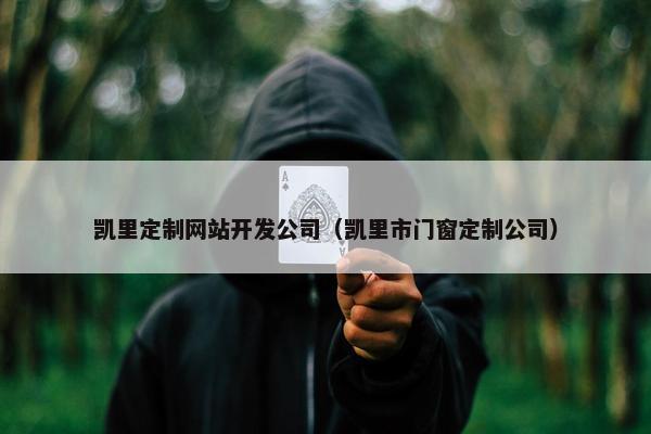 凯里定制网站开发公司（凯里市门窗定制公司）