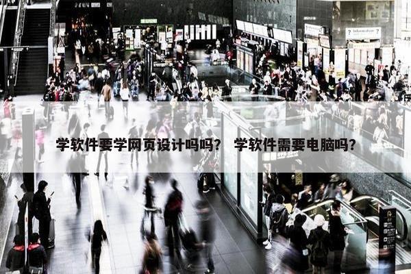 学软件要学网页设计吗吗？ 学软件需要电脑吗？