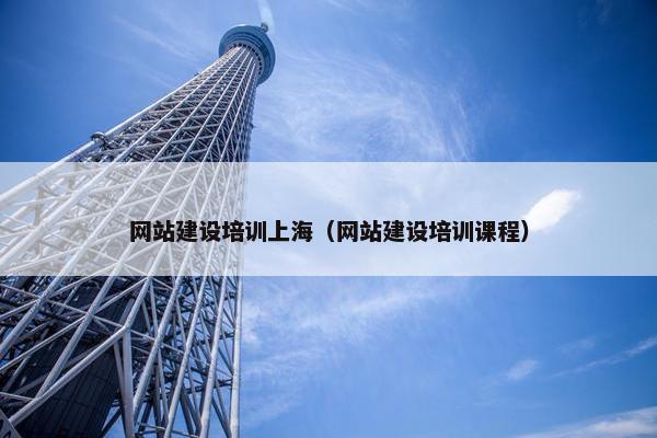 网站建设培训上海（网站建设培训课程）