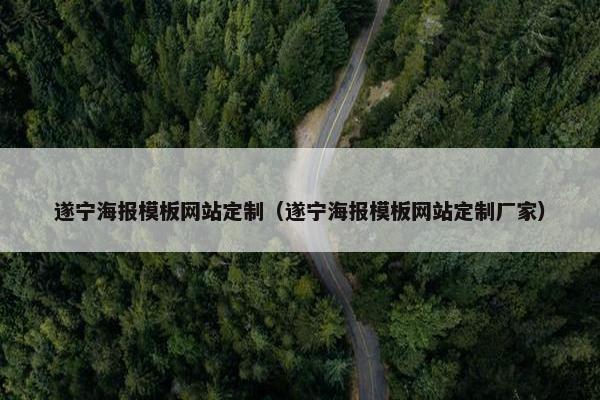 遂宁海报模板网站定制（遂宁海报模板网站定制厂家）