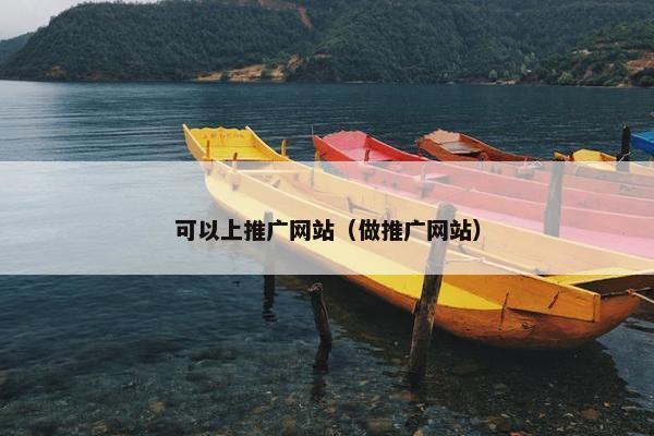 可以上推广网站（做推广网站）