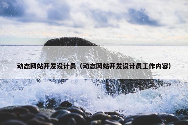 动态网站开发设计员（动态网站开发设计员工作内容）