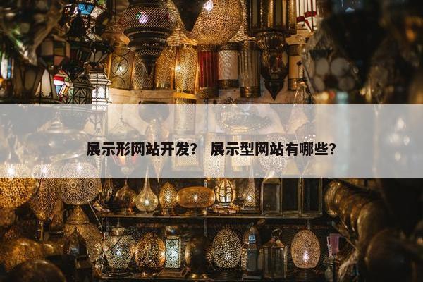 展示形网站开发？ 展示型网站有哪些？