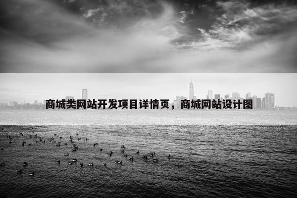 商城类网站开发项目详情页，商城网站设计图