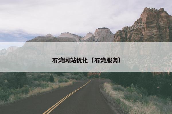 石湾网站优化（石湾服务）